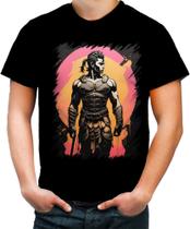 Camiseta Colorida Gladiador Romano Coliseu 8