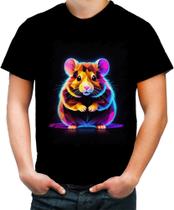 Camiseta Colorida Hamster Neon Pet Estimação 6