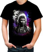 Camiseta Colorida Índio Apache Tribo Americana Oeste 6
