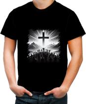Camiseta Colorida Jesus o Caminho Cristã Gospel 1