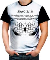 Camiseta Colorida João 3 16 Jesus Te Ama 4k 1