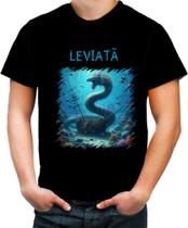 Camiseta Colorida Leviatã Leviathan Monstro Marinho 2 Camiseta Colorida Leviatã Leviathan Monstro Marinho 2
