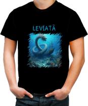 Camiseta Colorida Leviatã Leviathan Monstro Marinho 3 Camiseta Colorida Leviatã Leviathan Monstro Marinho 3