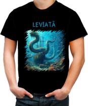 Camiseta Colorida Leviatã Leviathan Monstro Marinho 4 Camiseta Colorida Leviatã Leviathan Monstro Marinho 4
