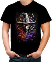 Camiseta Colorida Mago das Trevas Poder Magia 2 Camiseta Colorida Mago das Trevas Poder Magia 2