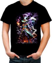 Camiseta Colorida Mago das Trevas Poder Toon 2 Camiseta Colorida Mago das Trevas Poder Toon 2