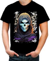 Camiseta Colorida Máscara de Fantasma Ghost 1 Camiseta Colorida Máscara de Fantasma Ghost 1
