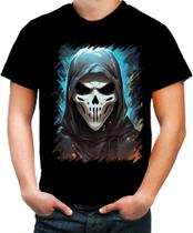 Camiseta Colorida Máscara de Fantasma Ghost 4 Camiseta Colorida Máscara de Fantasma Ghost 4