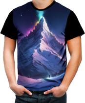 Camiseta Colorida Montanha Neon Mountain Translucent 2 Camiseta Colorida Montanha Neon Mountain Translucent 2