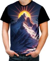 Camiseta Colorida Montanha Neon Mountain Translucent 4 Camiseta Colorida Montanha Neon Mountain Translucent 4