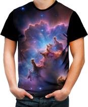 Camiseta Colorida Nebulosa Supernova Estrelas Espaço 1