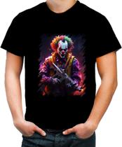 Camiseta Colorida Palhaço Quebrada Morro Clown Slum 2 Camiseta Colorida Palhaço Quebrada Morro Clown Slum 2