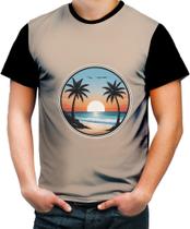 Camiseta Colorida Praia Beach Sol Verão Hava Férias 1 Camiseta Colorida Praia Beach Sol Verão Hava Férias 1