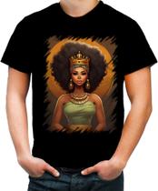 Camiseta Colorida Rainha Africana Queen Afric 10