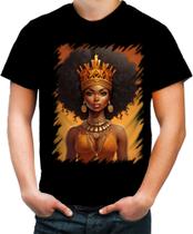 Camiseta Colorida Rainha Africana Queen Afric 2