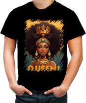 Camiseta Colorida Rainha Africana Queen Afric 3