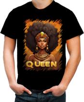 Camiseta Colorida Rainha Africana Queen Afric 4