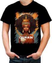 Camiseta Colorida Rainha Africana Queen Afric 5