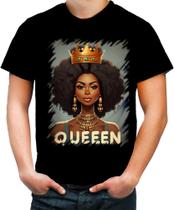 Camiseta Colorida Rainha Africana Queen Afric 7