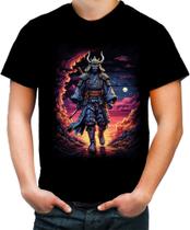 Camiseta Colorida Samurai Ronin Sunset Sem Mestre 1