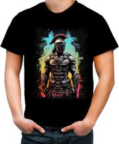 Camiseta Colorida Soldado Romano Império 23