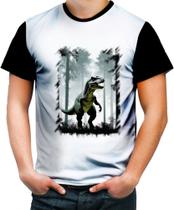 Camiseta Colorida T-Rex Tiranossauro Dinossauro Jurassico 3