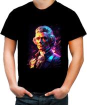 Camiseta Colorida Thomas Jefferson Presidente do EUA 1 Camiseta Colorida Thomas Jefferson Presidente do EUA 1