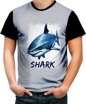 Camiseta Colorida Tubarão Shark Rei dos Mares 2 Camiseta Colorida Tubarão Shark Rei dos Mares 2