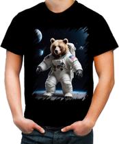 Camiseta Colorida Urso Astronauta Espaço 3