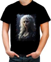 Camiseta Colorida Vampira Sangue Noturna Morcego Lenda 2