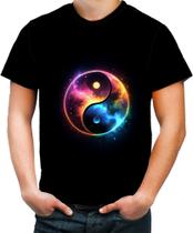 Camiseta Colorida Yin Yang Simbolo Taoísmo Dualidade 2