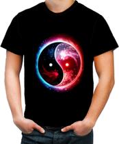 Camiseta Colorida Yin Yang Simbolo Taoísmo Dualidade 7 Camiseta Colorida Yin Yang Simbolo Taoísmo Dualidade 7