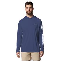 Camiseta Columbia Aurora M/L Capuz Azul Marinho