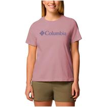 Camiseta Columbia Básica Logo II Branded Shadow M/C Lady Fig Cor:FigTamanho:G