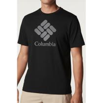 Camiseta Columbia CSC Stacked Logo II - masculino - preto