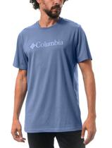 Camiseta Columbia Masculina Basic Logo II Branded Shadow Azul