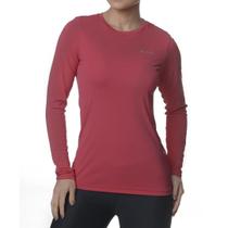 Camiseta Columbia Neblina UV M/L Feminina - Bordô