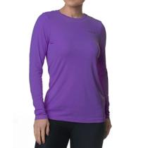 Camiseta Columbia Neblina UV M/L Feminina - Roxo Camiseta Columbia Neblina UV M/L Feminina - Roxo