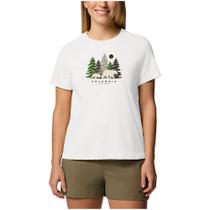 Camiseta Columbia Treehome M/C Lady Branco Camiseta Columbia Treehome M/C Lady Branco