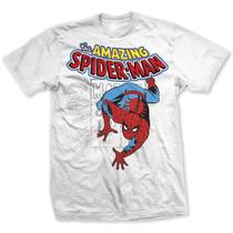 Camiseta com carimbo do Homem-Aranha