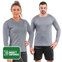 Camiseta com elastano proteção contra insetos uv50+