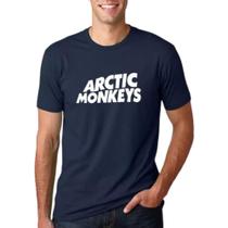 Camiseta Com Estampa Artic Monkeys Logo Banda De Rock