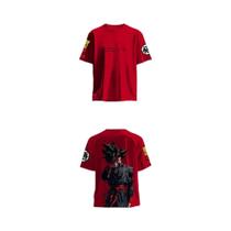 Camiseta Com Estampa Gráfica Dragon Ball Z 100% Algodão Macio Respirável Elástico Confortável Para