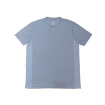 Camiseta com faixa em tecido poliester, cor cinza, marca basic+ tamanho p Camiseta com faixa em tecido poliester, cor cinza, marca basic+ tamanho p