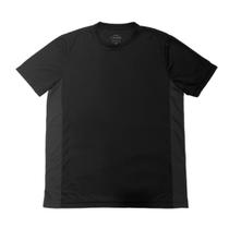 Camiseta com faixa em tecido poliester, cor preta, marca basic+ tamanho p Camiseta com faixa em tecido poliester, cor preta, marca basic+ tamanho p
