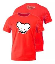 Camiseta Com Nome Do Robson Rato Nas Costas Camisa Vermelha Camiseta Com Nome Do Robson Rato Nas Costas Camisa Vermelha