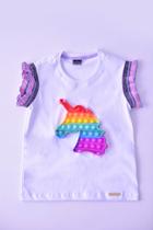 Camiseta com pop it unicornio