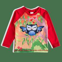 Camiseta com Proteção Coruja Vermelha