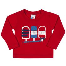 Camiseta com Proteção Vermelha Sorvetes Camiseta com Proteção Vermelha Sorvetes