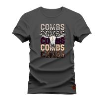 Camiseta Combs Unissex Tecido Macio